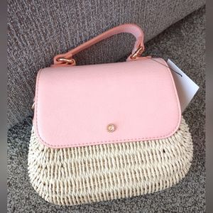 Lauren Conrad Straw Handbag